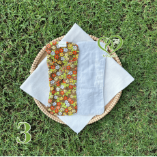 BVS vải LÕI RỜI Xám Cotton 03