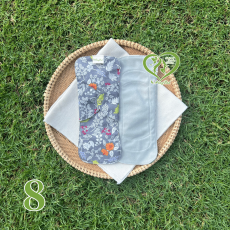 BVS vải LÕI LIỀN Xám Suede Cloth 08