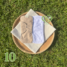 BVS vải LÕI LIỀN Trắng Suede Cloth 10