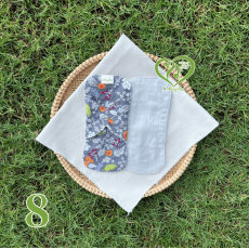 BVS vải LÕI RỜI Xám Cotton 08