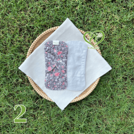BVS vải LÕI RỜI Xám Cotton 02