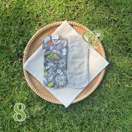 BVS vải LÕI LIỀN Xám Suede Cloth 08