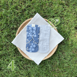 BVS vải LÕI RỜI Xám Cotton 04