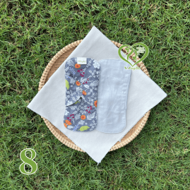 BVS vải LÕI RỜI Xám Cotton 08