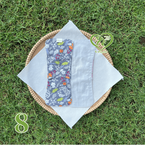 BVS vải LÕI RỜI Xám Cotton 08