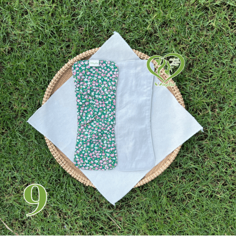 BVS vải LÕI RỜI Xám Cotton 09