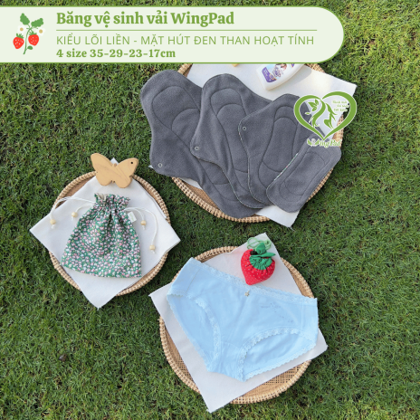 BVS vải LÕI LIỀN Đen THAN HOẠT TÍNH 01