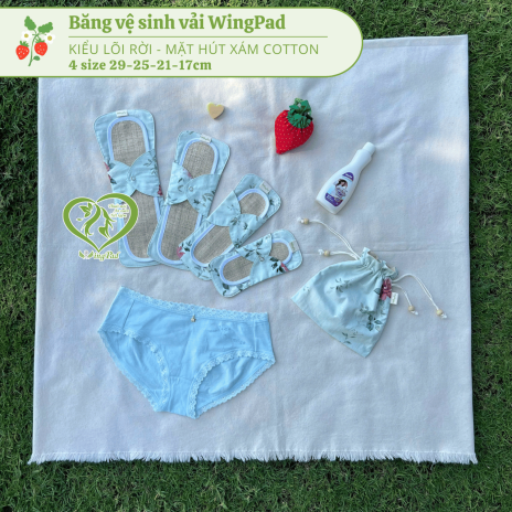 BVS vải LÕI RỜI Xám Cotton 10