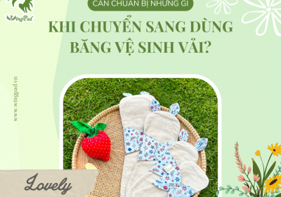 CẦN CHUẨN BỊ NHỮNG GÌ KHI CHUYỂN SANG DÙNG BĂNG VỆ SINH VẢI?