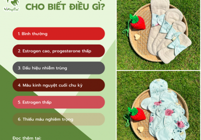MÀU KINH NGUYỆT CHO BIẾT ĐIỀU GÌ?