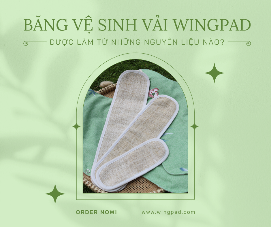BĂNG VỆ SINH VẢI WINGPAD ĐƯỢC LÀM TỪ NHỮNG CHẤT LIỆU NÀO?