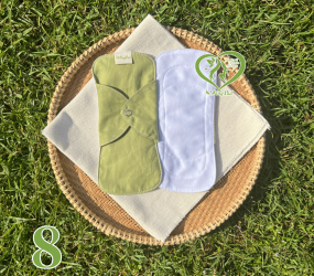 BVS vải LÕI LIỀN Trắng Suede Cloth 08