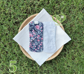 BVS vải LÕI RỜI Xám Cotton 05